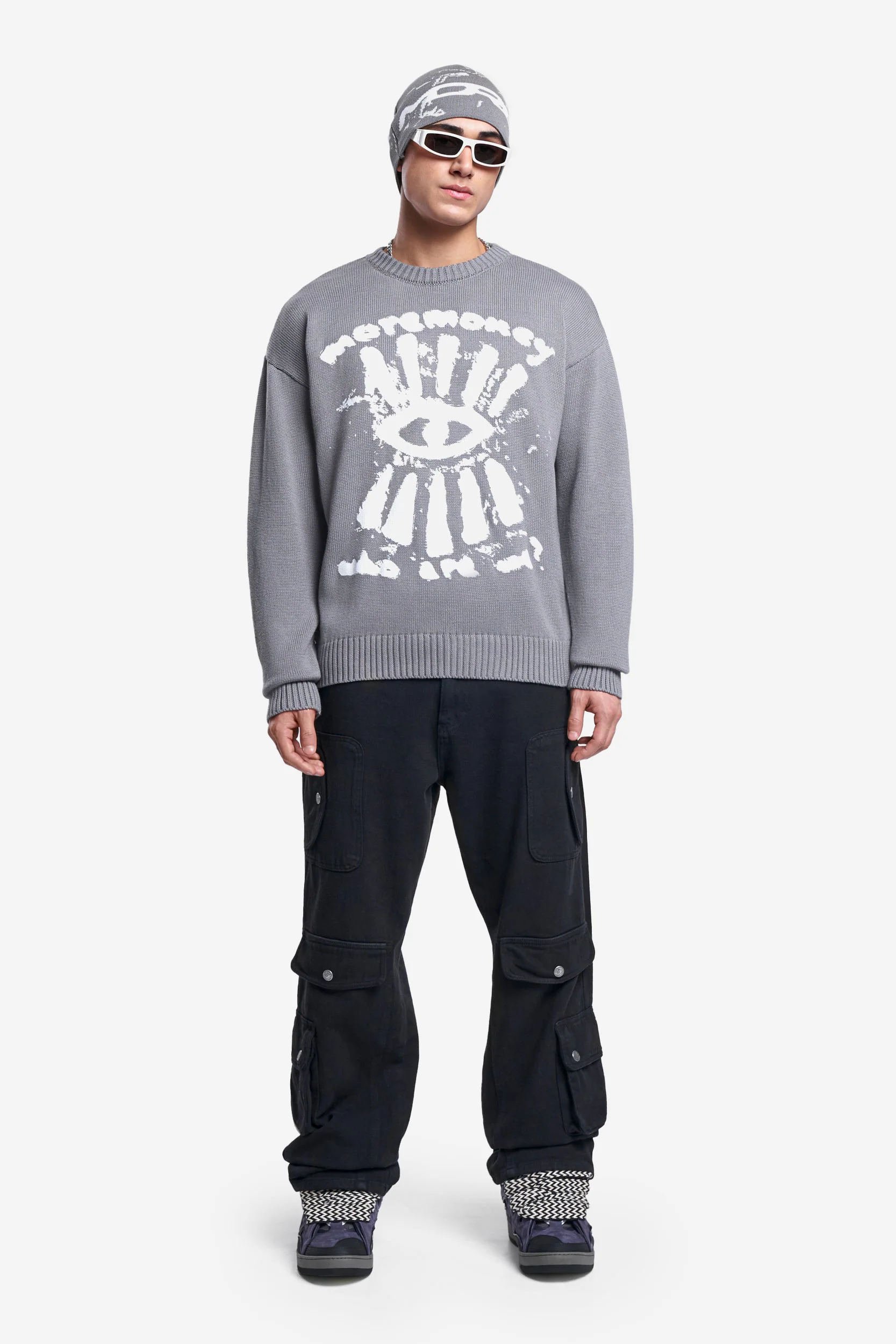 EYESIGHT KNIT GREY - Image 6