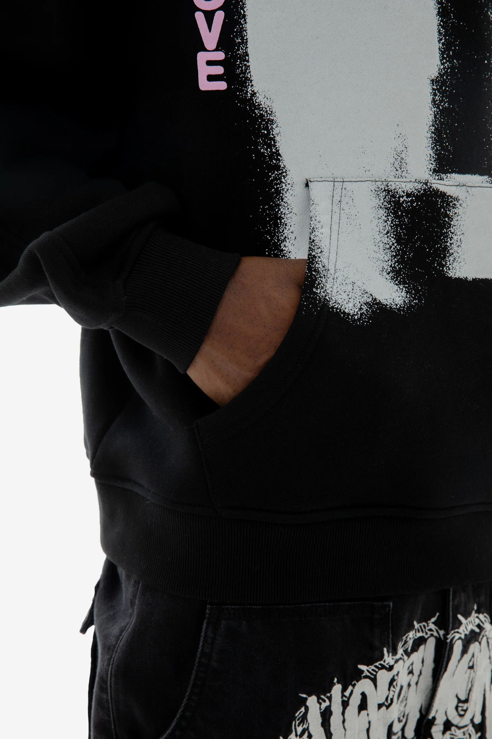 LOST BOND HOODIE BLACK - Image 6