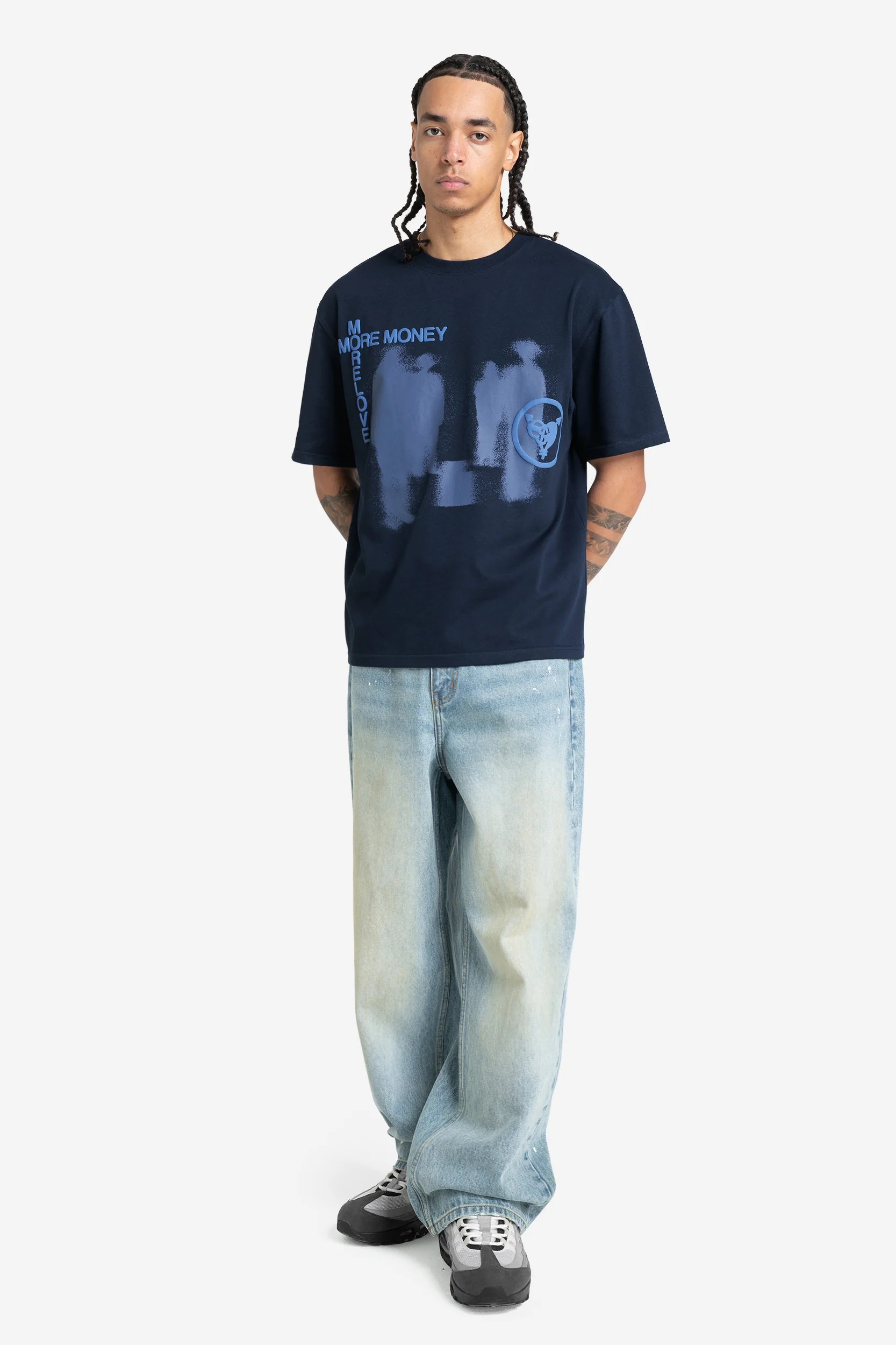 LOST BOND TEE NAVY - Image 3