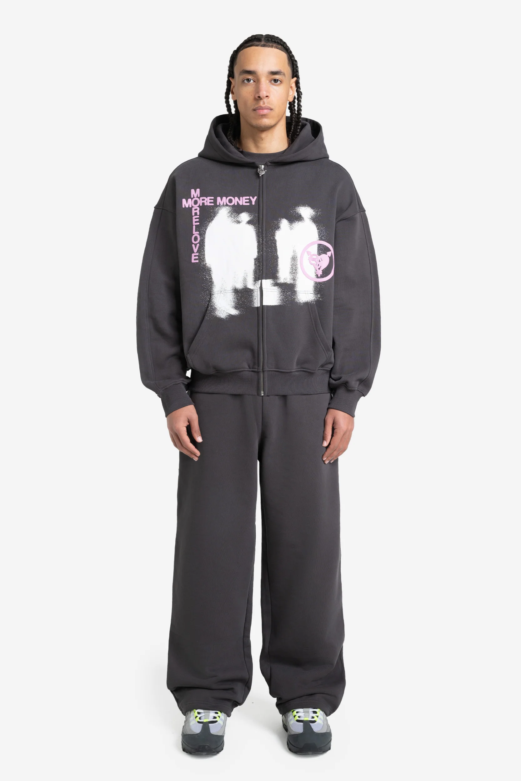 LOST BOND ZIP DARK GREY - Image 3