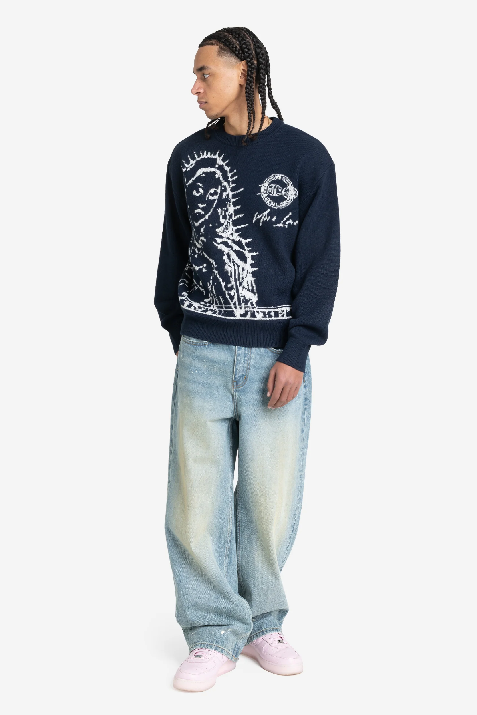 MORE BLESSINGS KNIT NAVY - Image 5