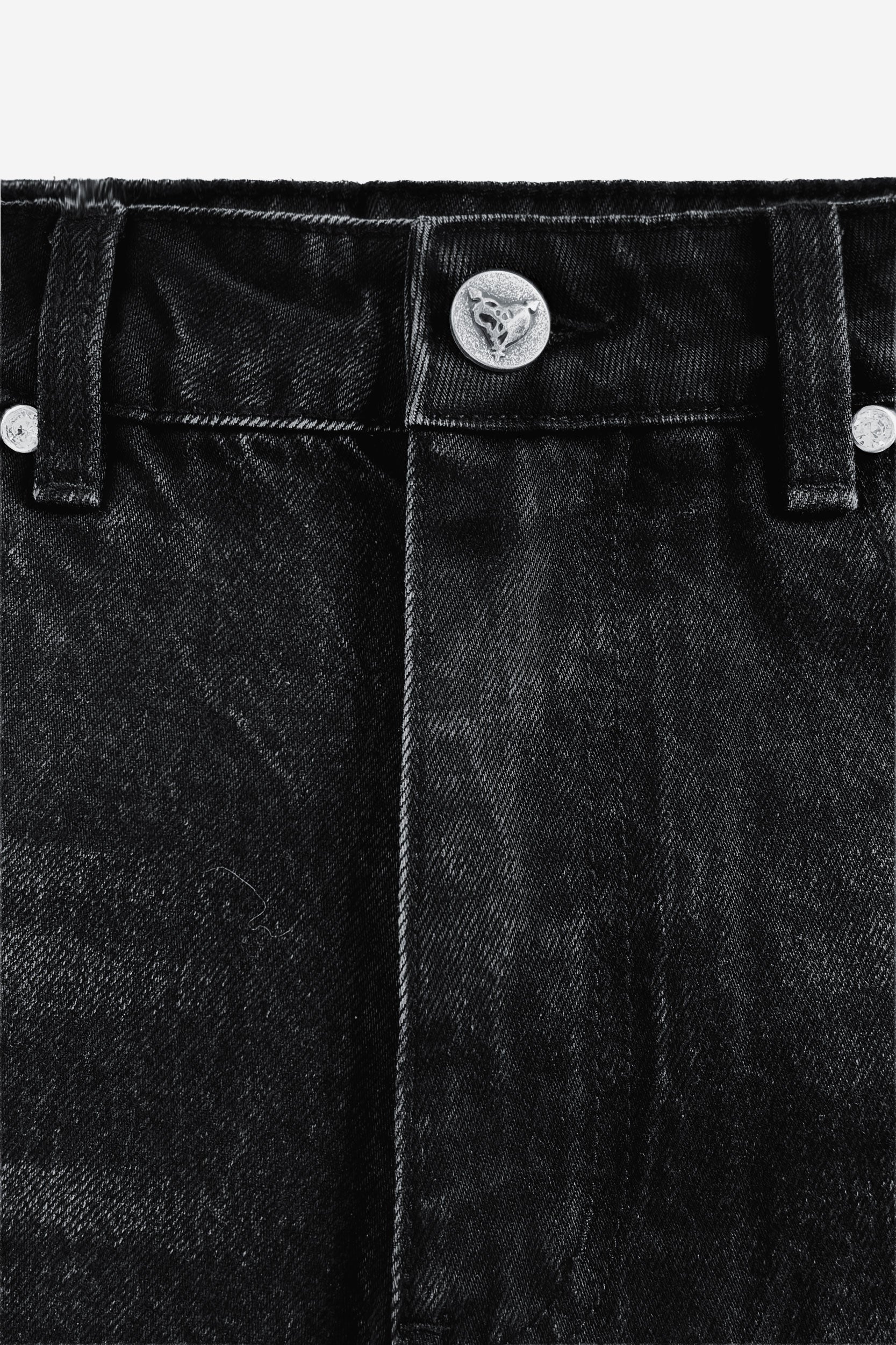 RHINESTONE CARPENTER DENIM BLACK - Image 10